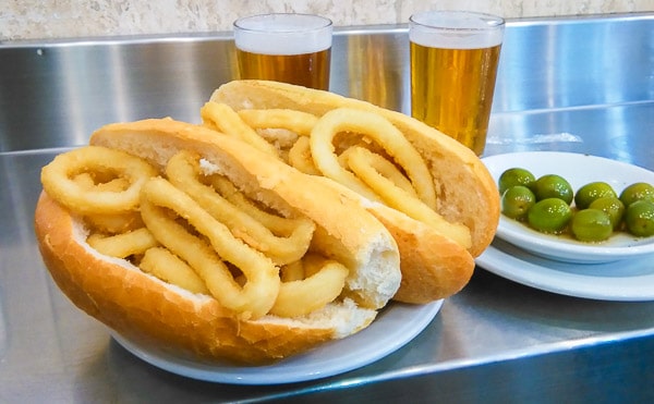 Sandwich de Calamar